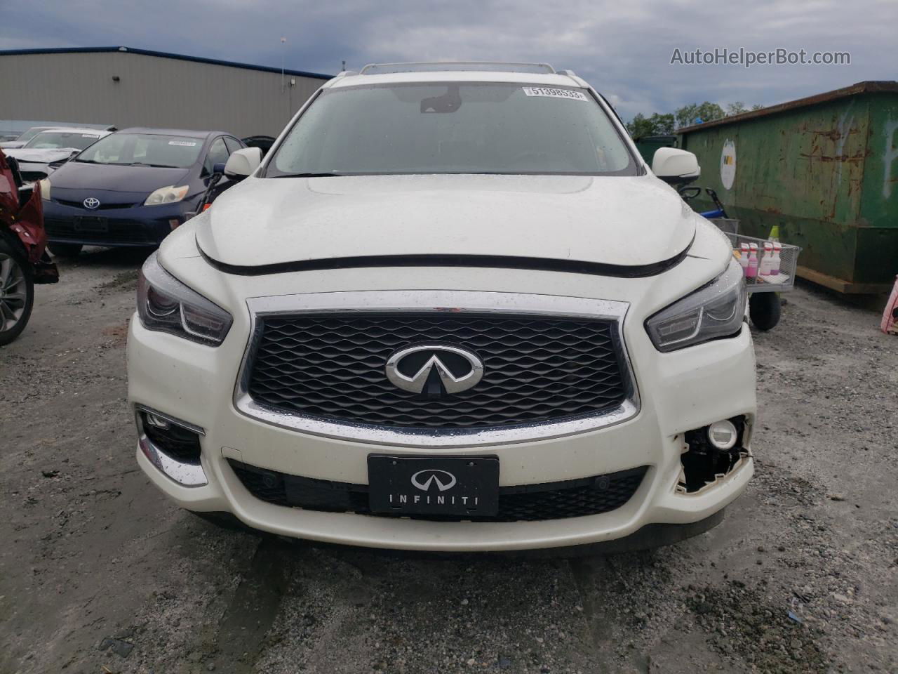 2017 Infiniti Qx60  White vin: 5N1DL0MM7HC513967