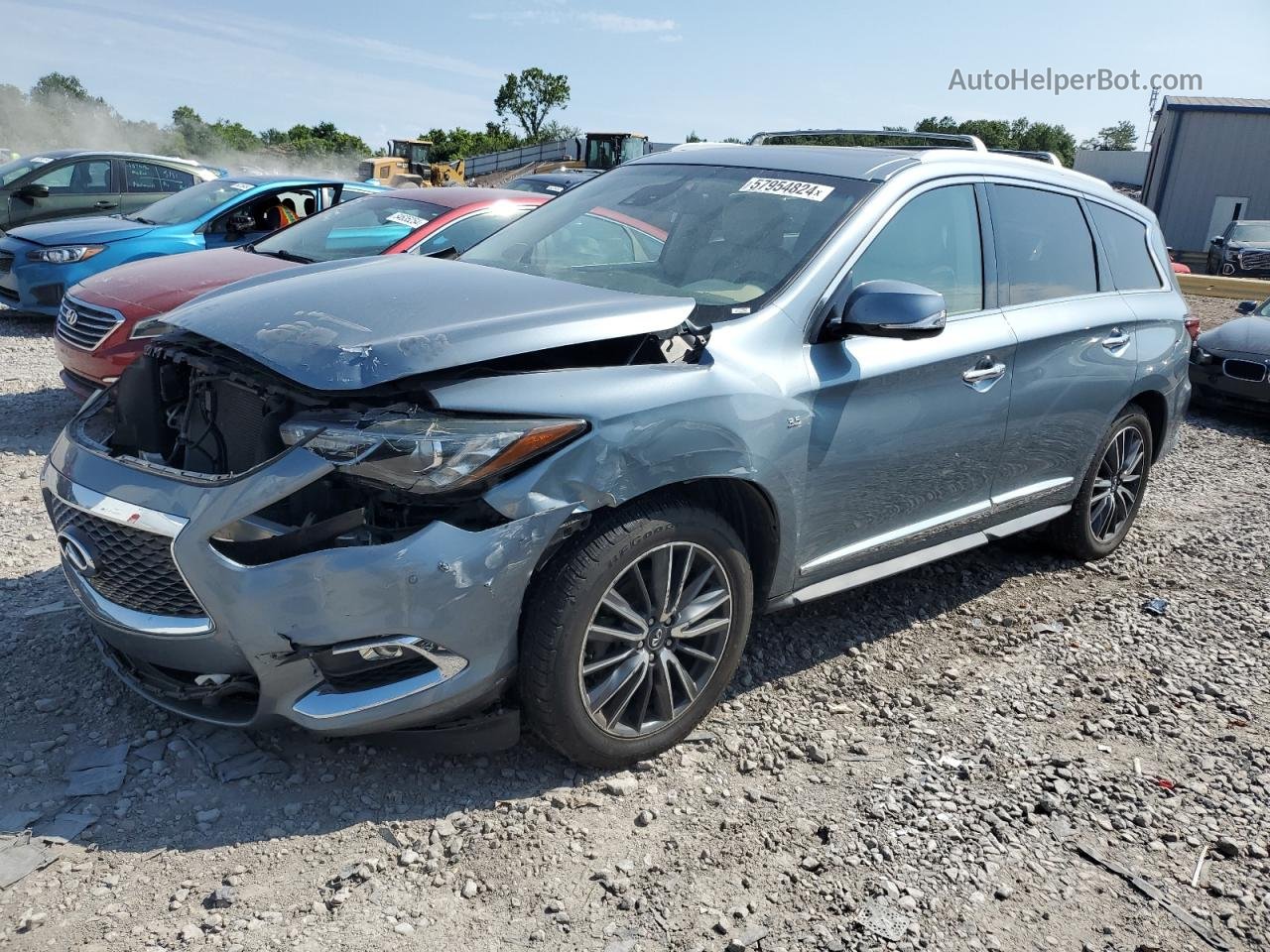 2017 Infiniti Qx60  Teal vin: 5N1DL0MM7HC527609