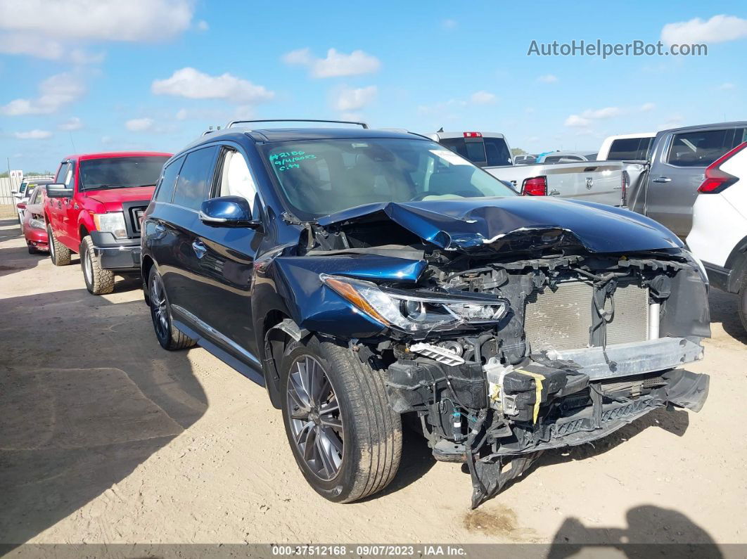 2017 Infiniti Qx60 Blue vin: 5N1DL0MM7HC527710