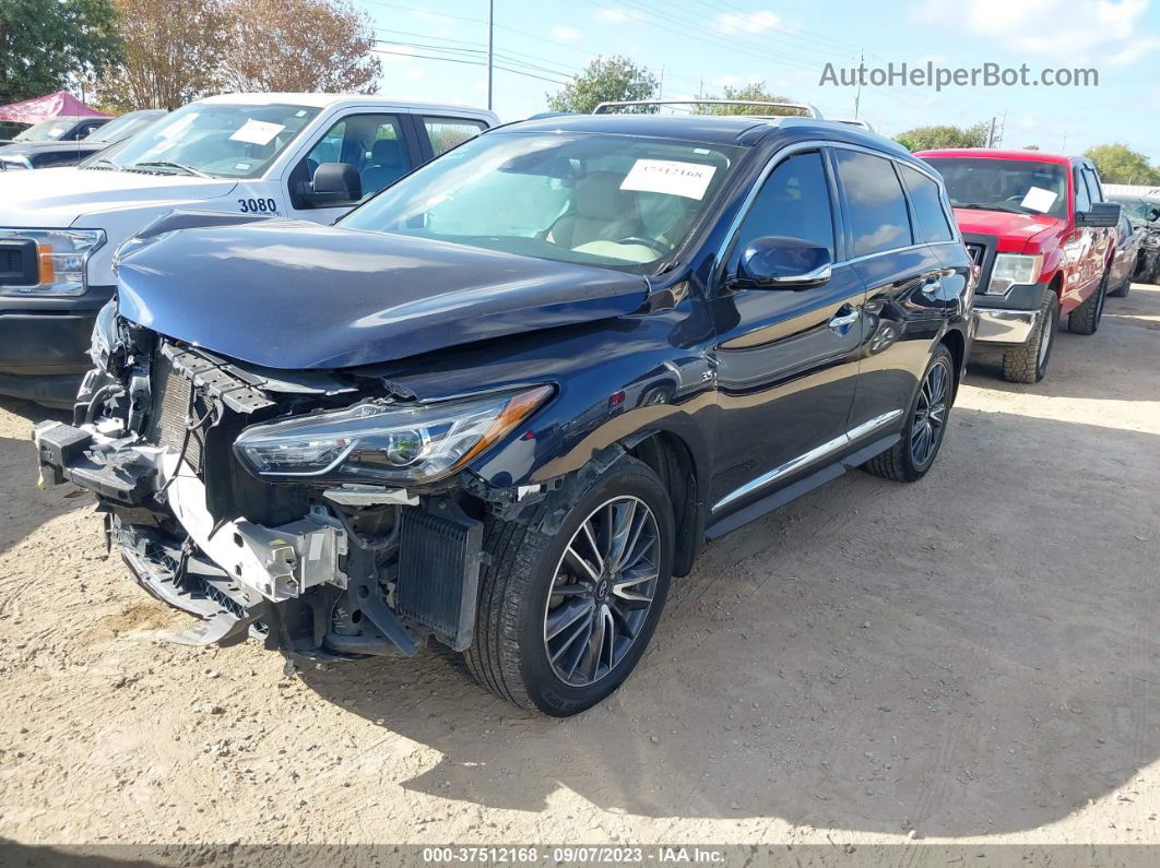 2017 Infiniti Qx60 Синий vin: 5N1DL0MM7HC527710