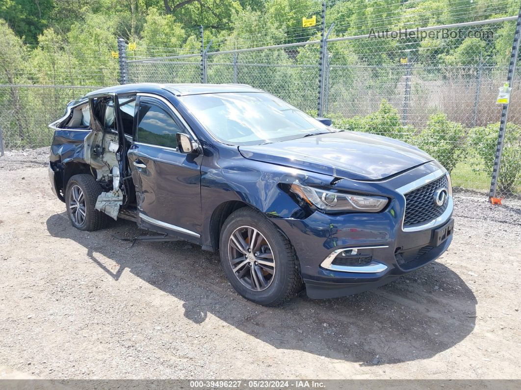 2017 Infiniti Qx60   Синий vin: 5N1DL0MM7HC543339