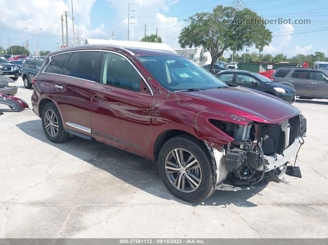 2020 Infiniti Qx60 Luxe Красный vin: 5N1DL0MM7LC507000