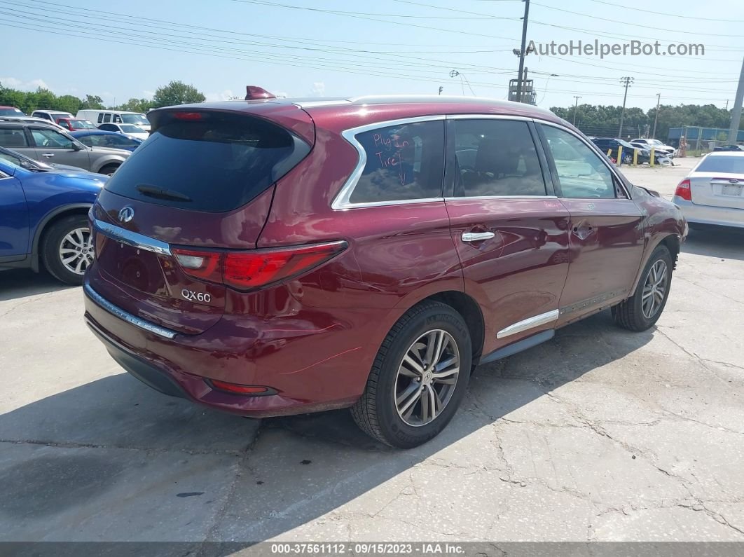 2020 Infiniti Qx60 Luxe Red vin: 5N1DL0MM7LC507000