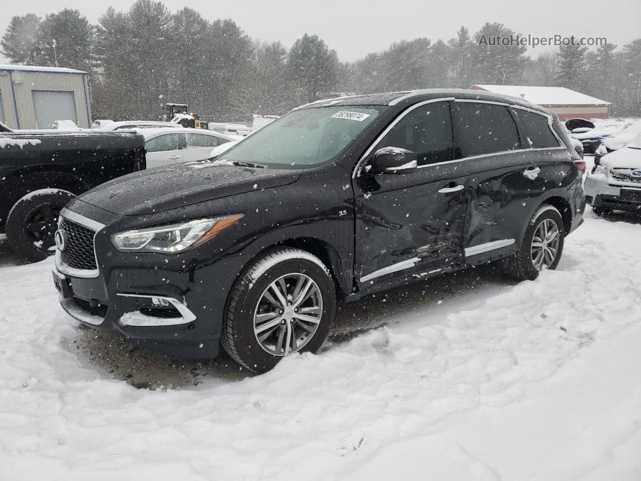 2020 Infiniti Qx60 Luxe Black vin: 5N1DL0MM7LC508244