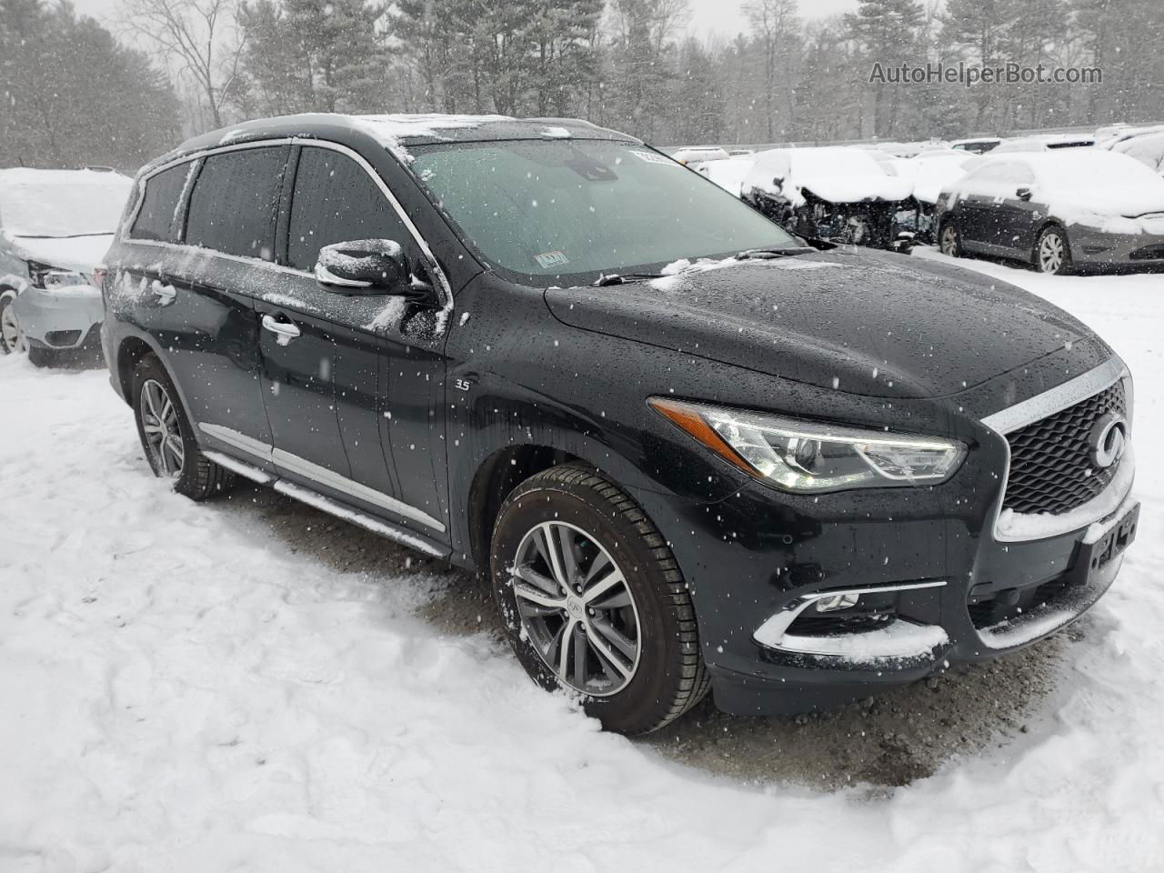 2020 Infiniti Qx60 Luxe Black vin: 5N1DL0MM7LC508244