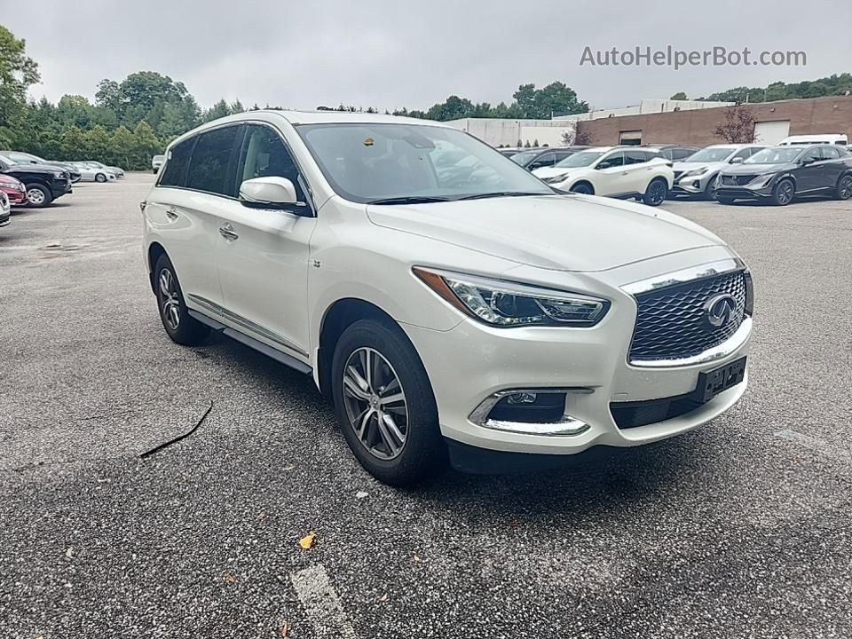 2020 Infiniti Qx60 Pure White vin: 5N1DL0MM7LC517820