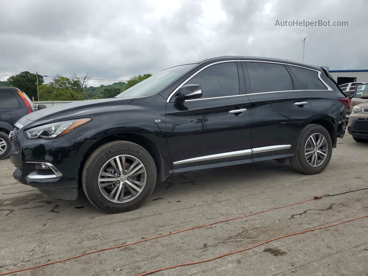 2020 Infiniti Qx60 Luxe Черный vin: 5N1DL0MM7LC540269