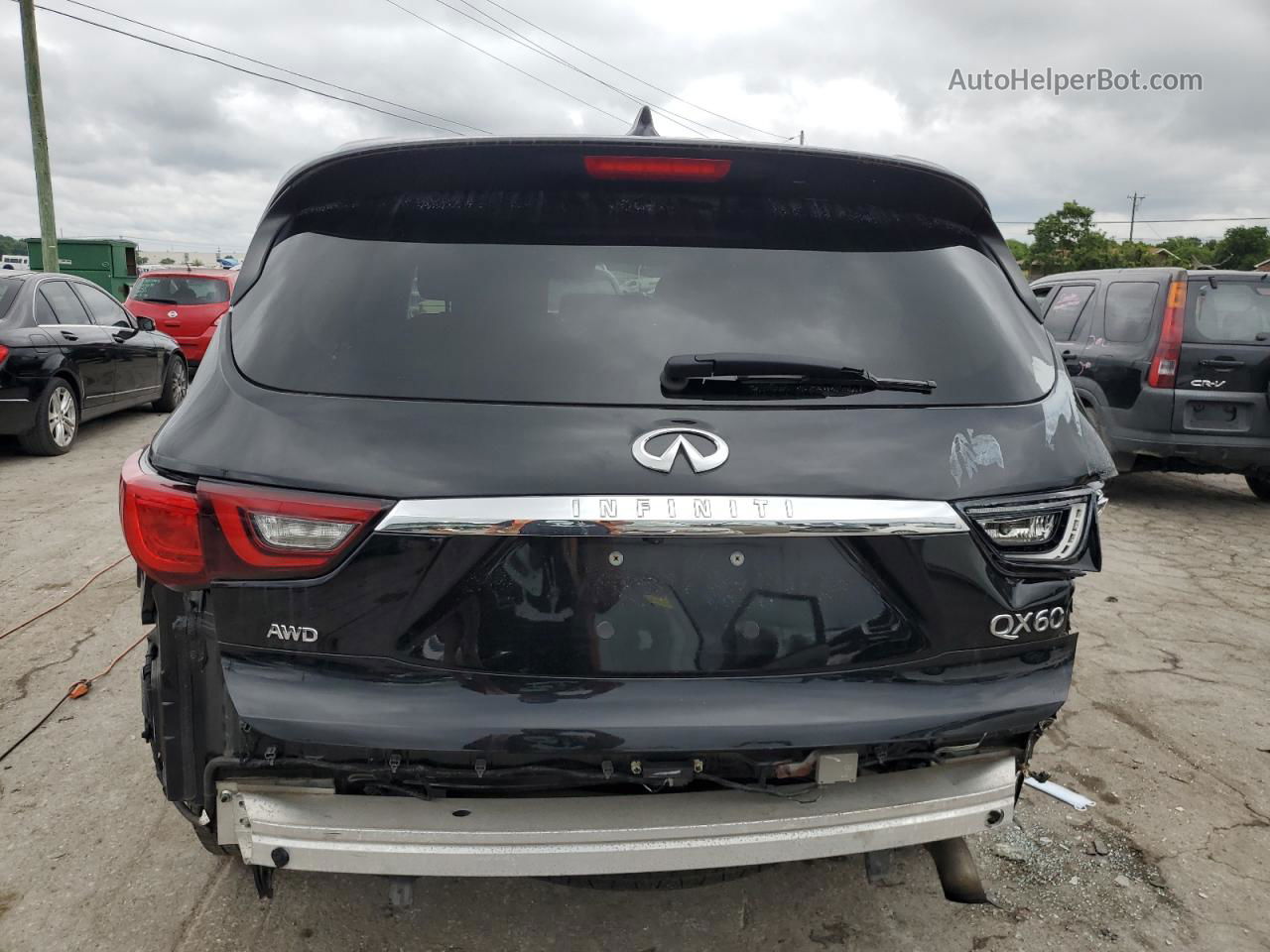 2020 Infiniti Qx60 Luxe Черный vin: 5N1DL0MM7LC540269