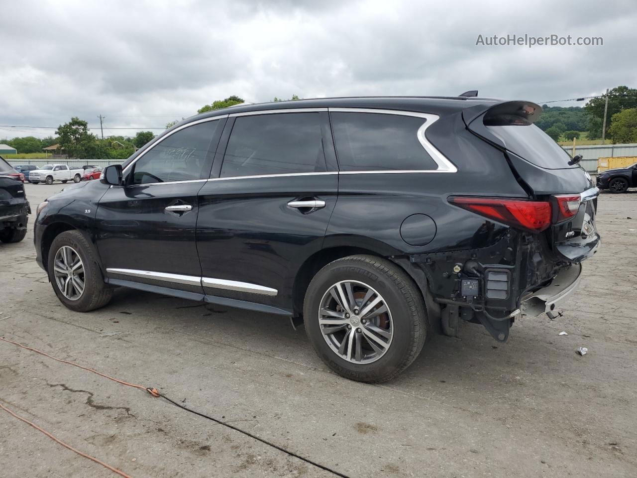 2020 Infiniti Qx60 Luxe Черный vin: 5N1DL0MM7LC540269