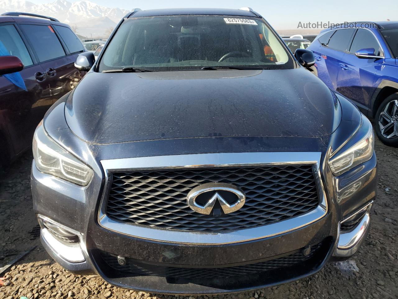 2017 Infiniti Qx60  Синий vin: 5N1DL0MM8HC501956