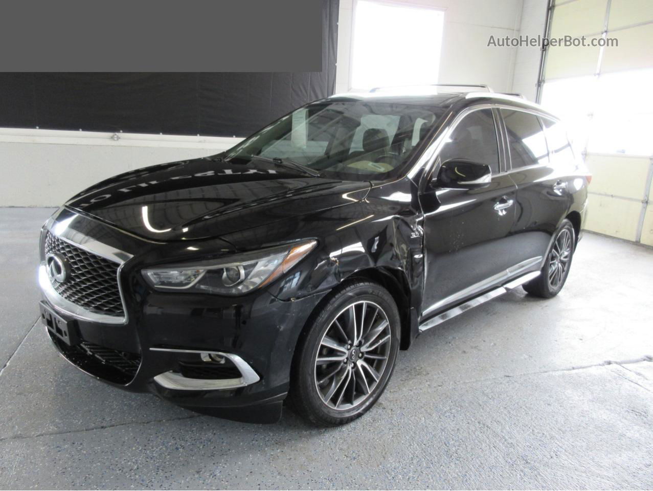 2017 Infiniti Qx60  Black vin: 5N1DL0MM8HC515453