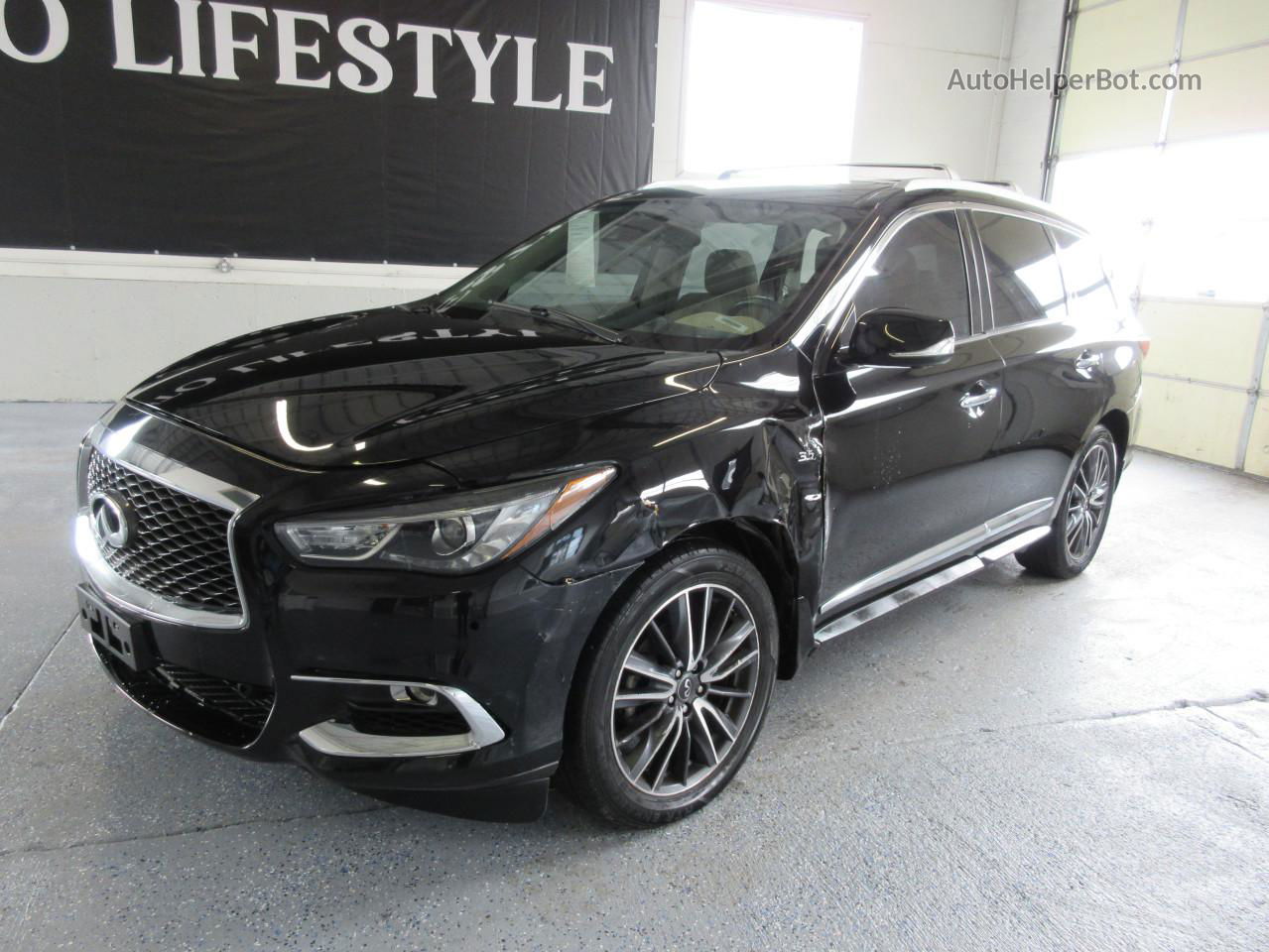 2017 Infiniti Qx60  Black vin: 5N1DL0MM8HC515453