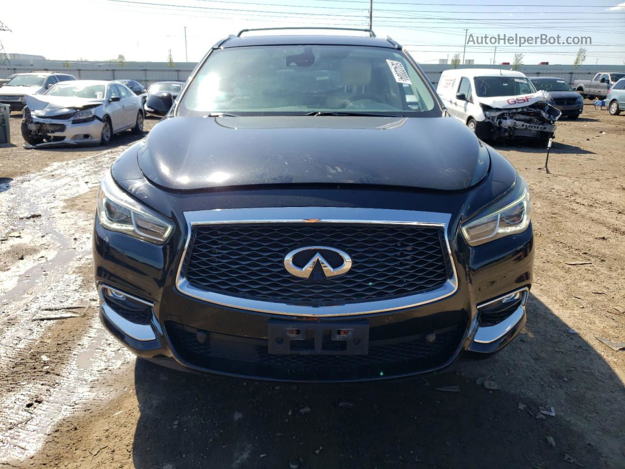 2017 Infiniti Qx60  Black vin: 5N1DL0MM8HC530339