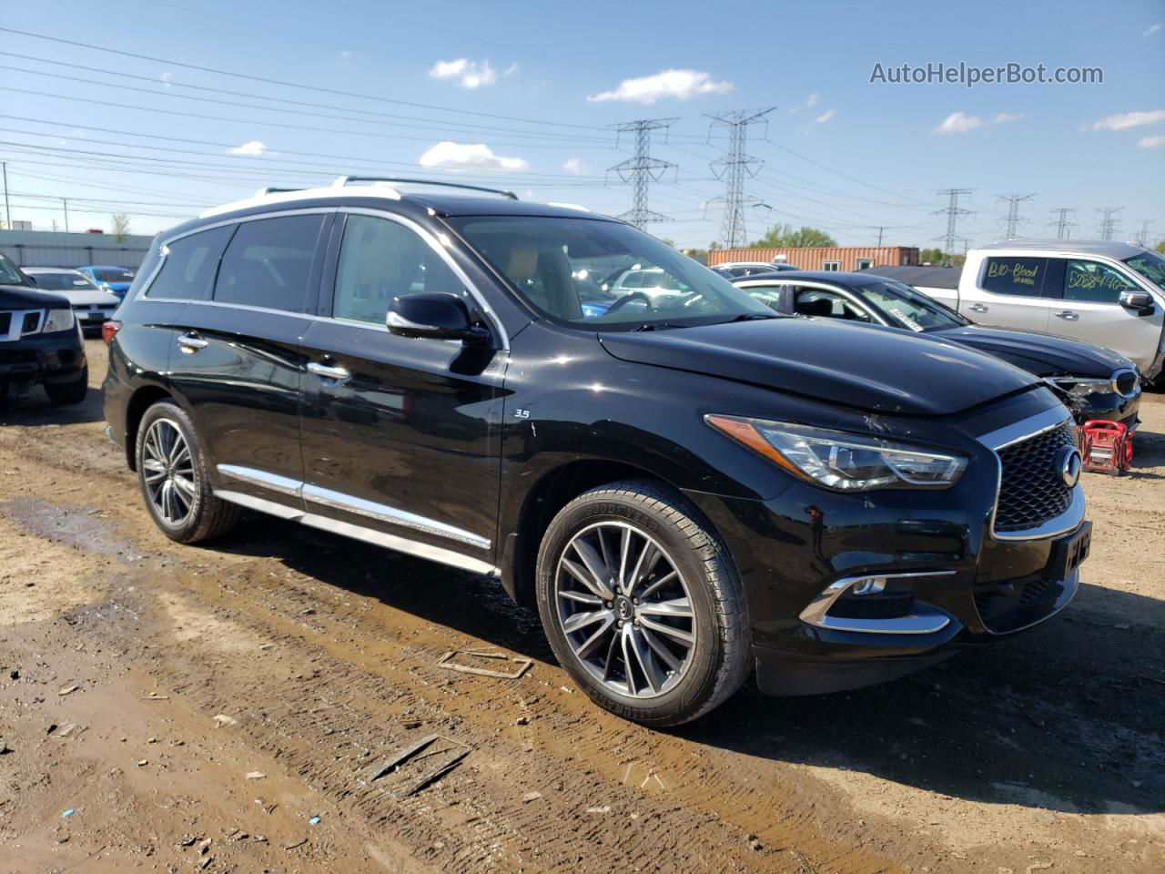 2017 Infiniti Qx60  Black vin: 5N1DL0MM8HC530339