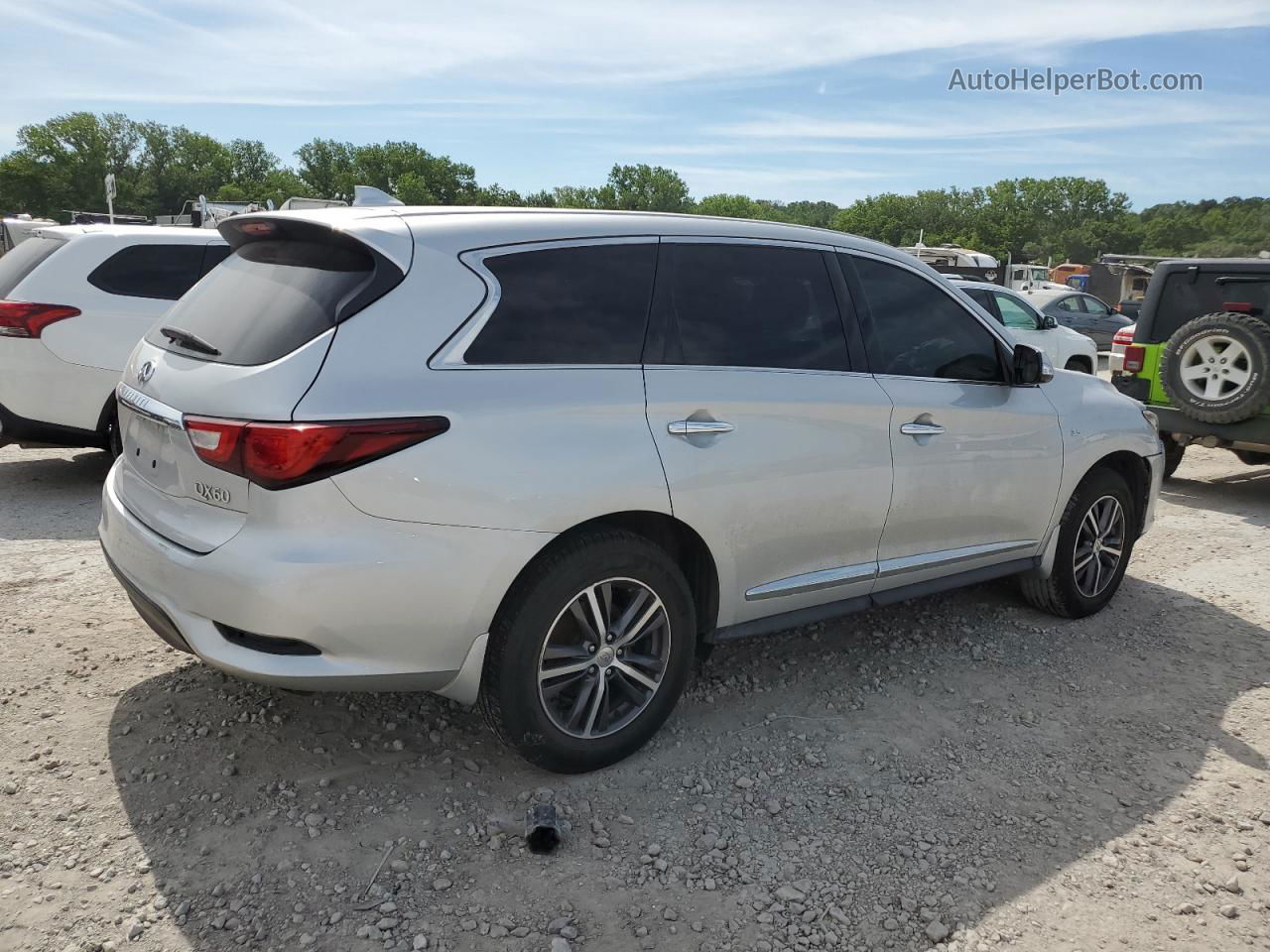 2017 Infiniti Qx60  Silver vin: 5N1DL0MM8HC550932