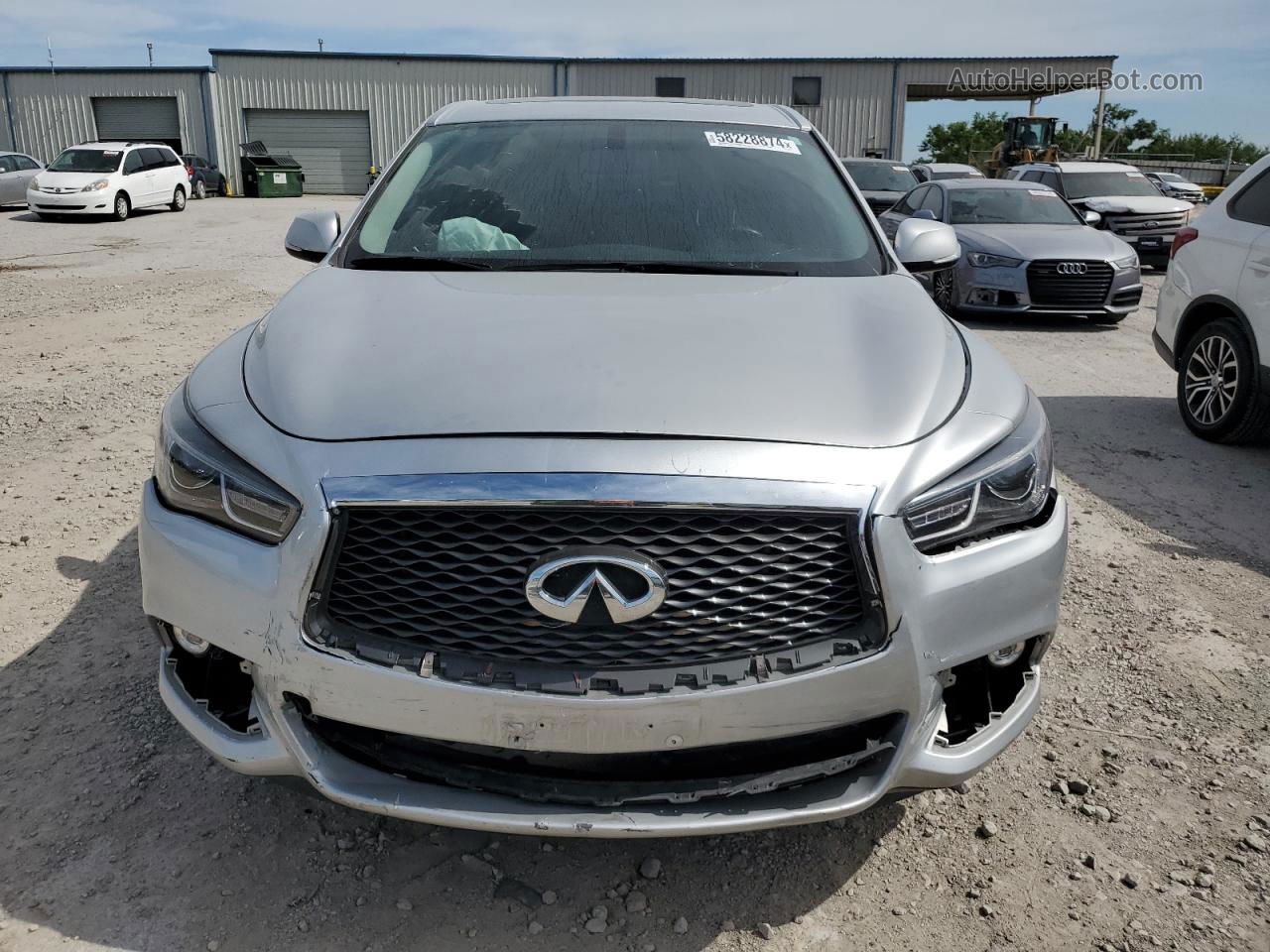 2017 Infiniti Qx60  Silver vin: 5N1DL0MM8HC550932