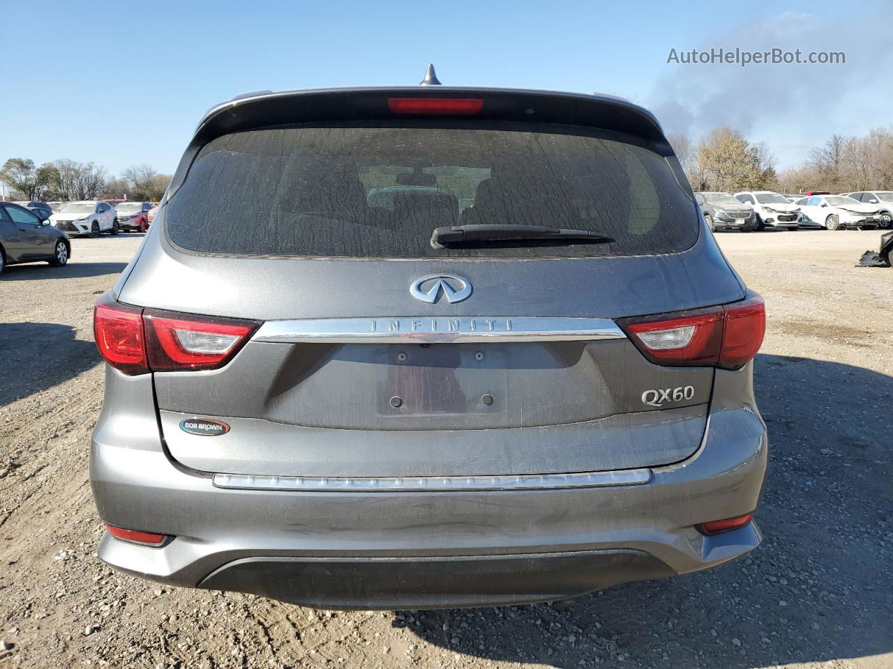 2017 Infiniti Qx60  Gray vin: 5N1DL0MM8HC554141