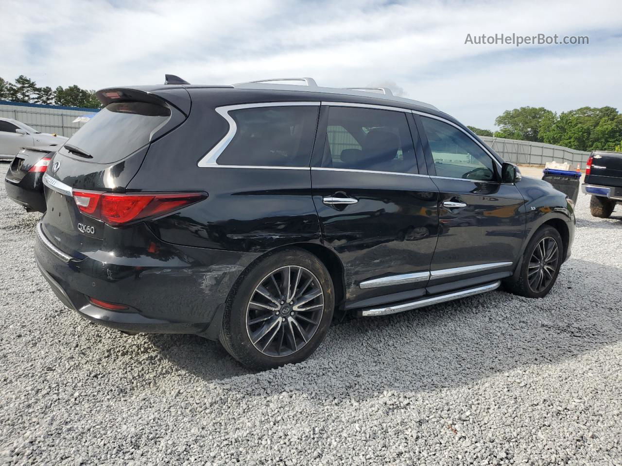 2017 Infiniti Qx60  Черный vin: 5N1DL0MM8HC556584