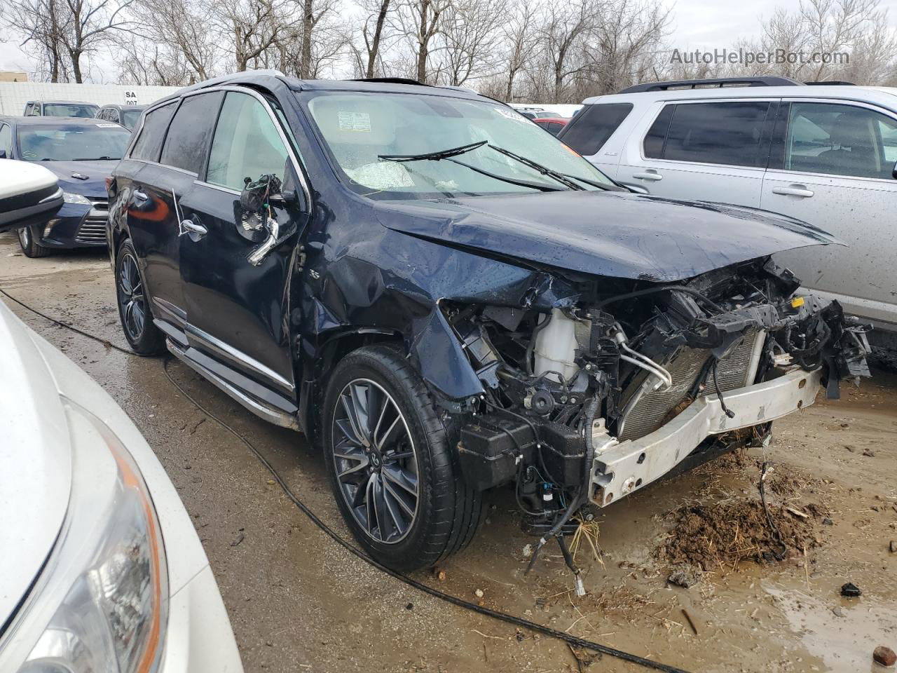 2017 Infiniti Qx60  Blue vin: 5N1DL0MM8HC558061