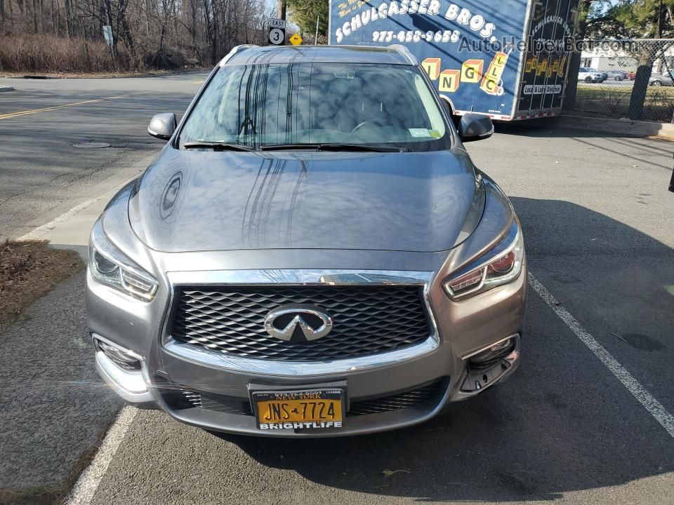 2020 Infiniti Qx60 Luxe Gray vin: 5N1DL0MM8LC504753