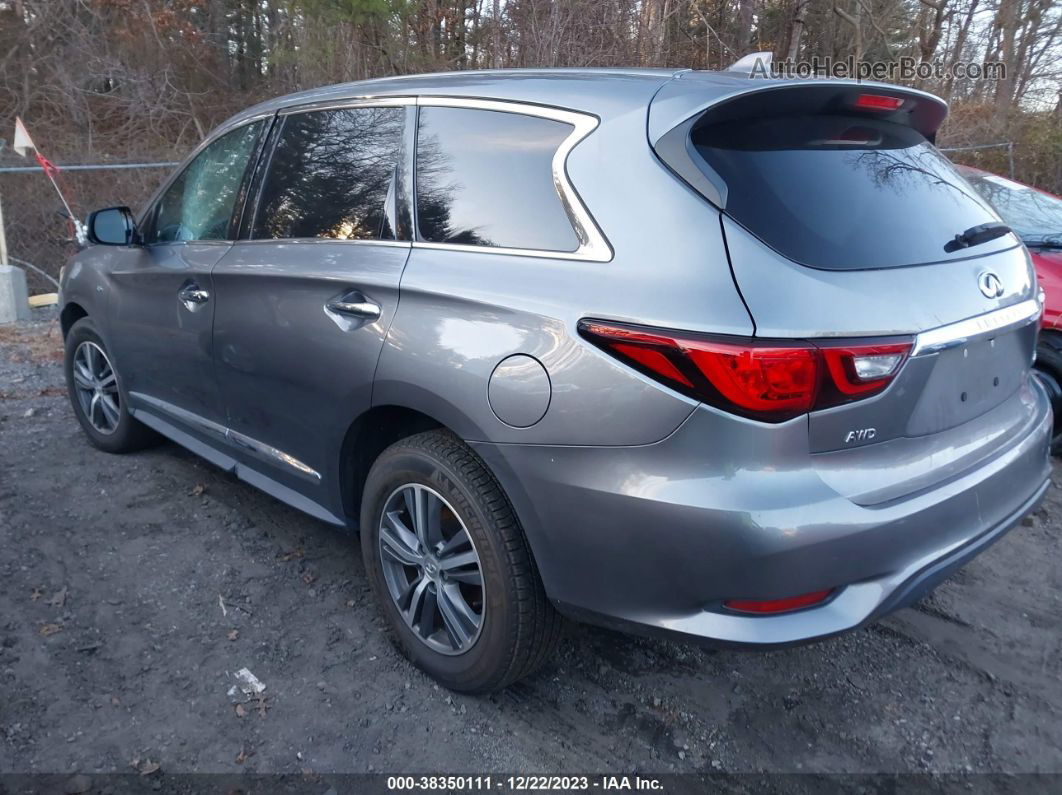 2020 Infiniti Qx60 Pure Awd Gray vin: 5N1DL0MM8LC522735