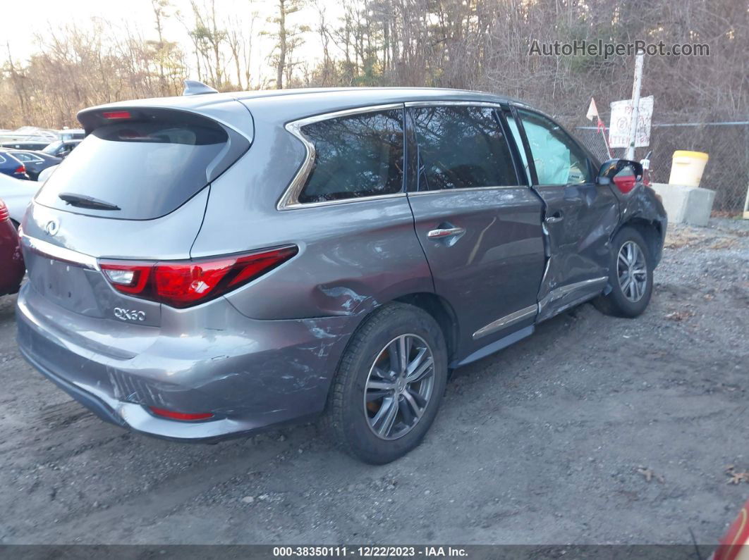 2020 Infiniti Qx60 Pure Awd Gray vin: 5N1DL0MM8LC522735