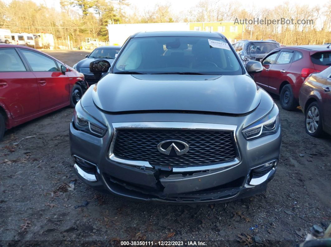 2020 Infiniti Qx60 Pure Awd Gray vin: 5N1DL0MM8LC522735