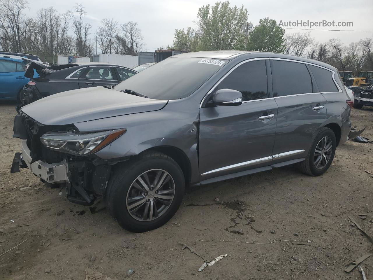 2020 Infiniti Qx60 Luxe Gray vin: 5N1DL0MM8LC529801