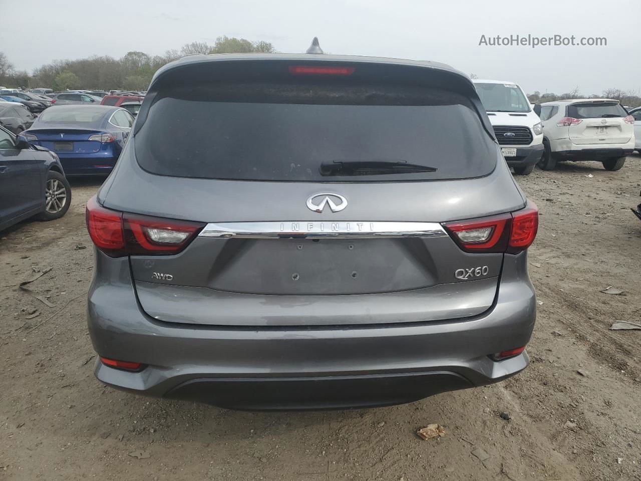 2020 Infiniti Qx60 Luxe Gray vin: 5N1DL0MM8LC529801