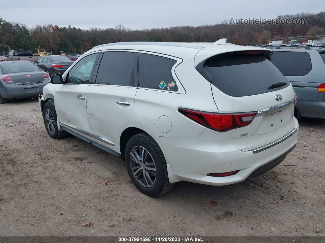 2020 Infiniti Qx60 Luxe Awd White vin: 5N1DL0MM8LC534738