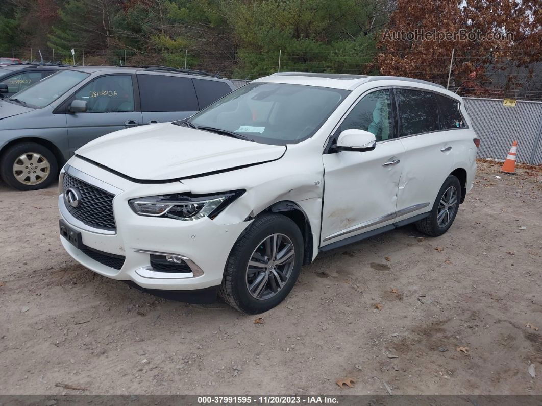 2020 Infiniti Qx60 Luxe Awd White vin: 5N1DL0MM8LC534738