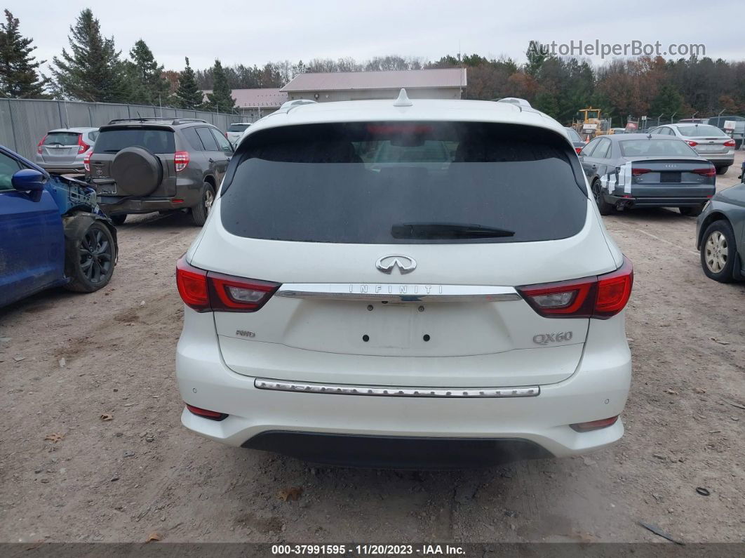 2020 Infiniti Qx60 Luxe Awd White vin: 5N1DL0MM8LC534738