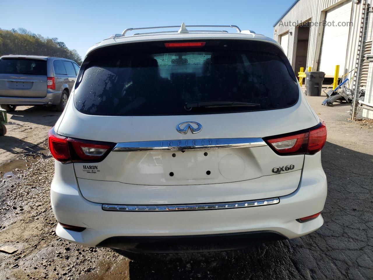 2017 Infiniti Qx60  White vin: 5N1DL0MM9HC503165