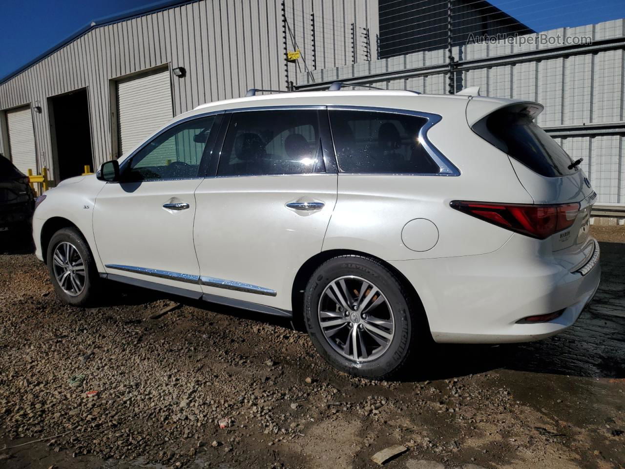 2017 Infiniti Qx60  White vin: 5N1DL0MM9HC503165