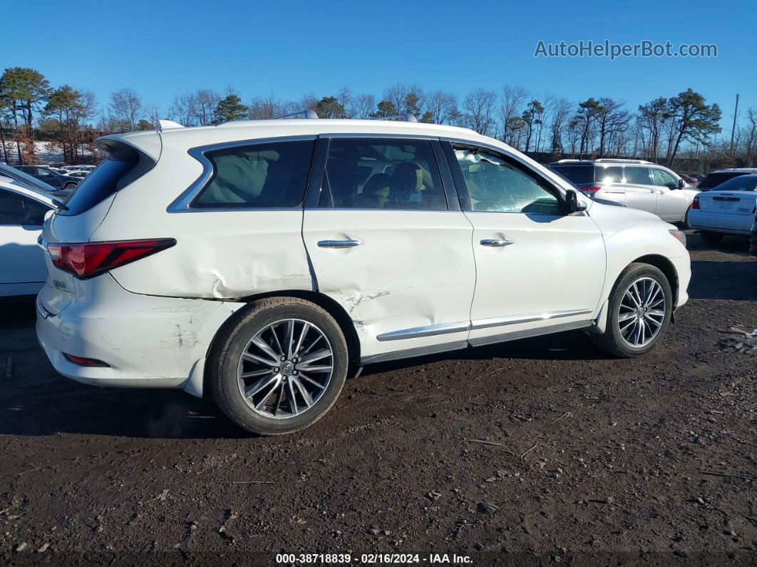 2017 Infiniti Qx60   White vin: 5N1DL0MM9HC518605