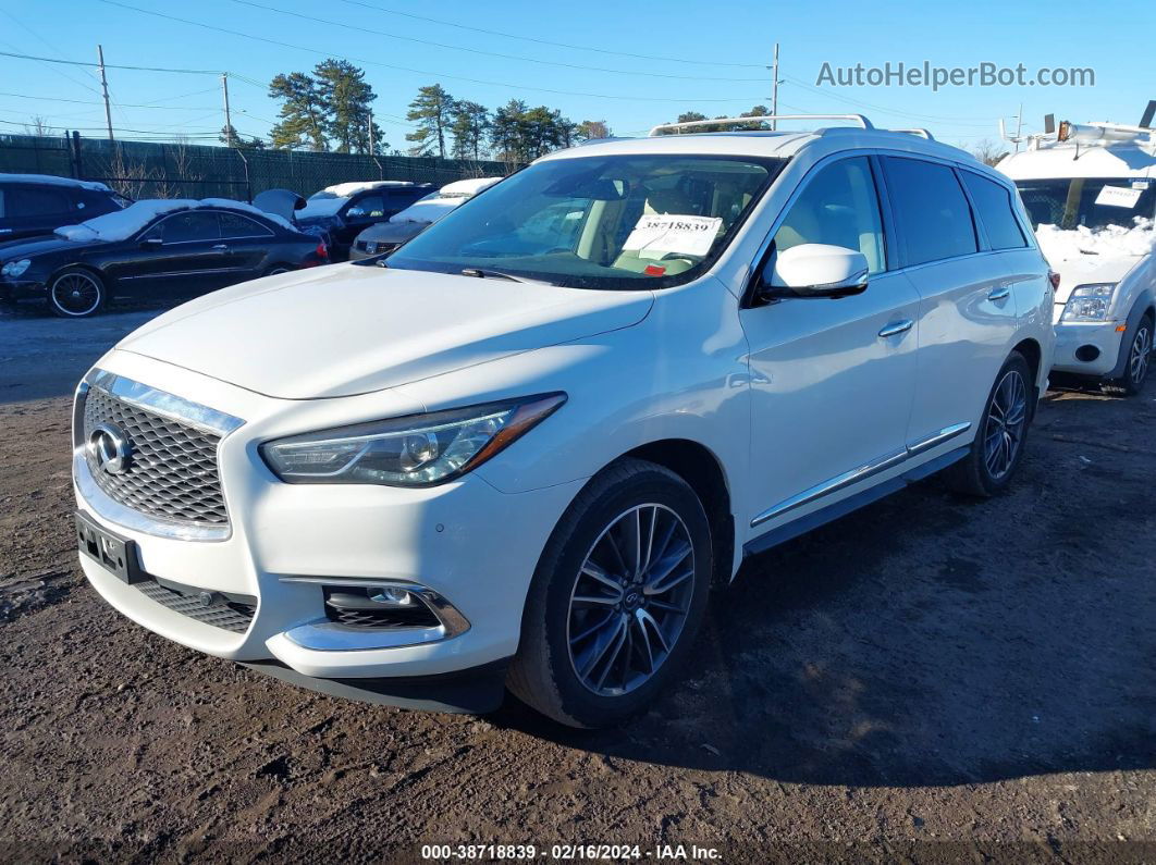 2017 Infiniti Qx60   White vin: 5N1DL0MM9HC518605