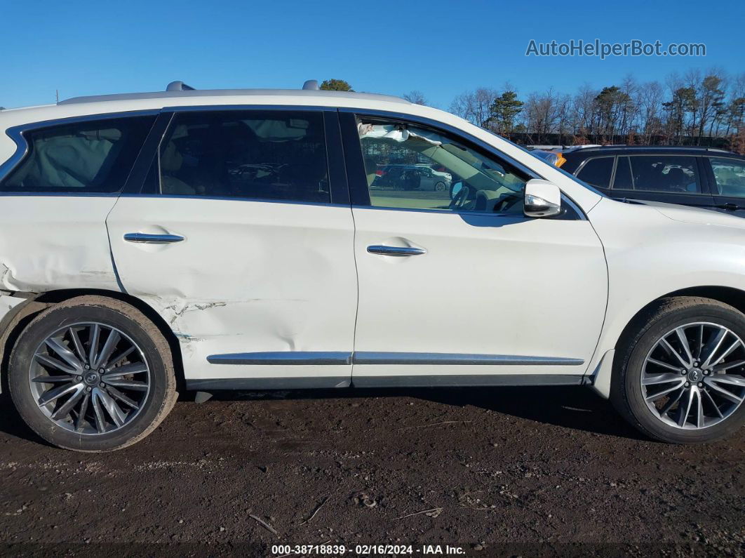 2017 Infiniti Qx60   White vin: 5N1DL0MM9HC518605