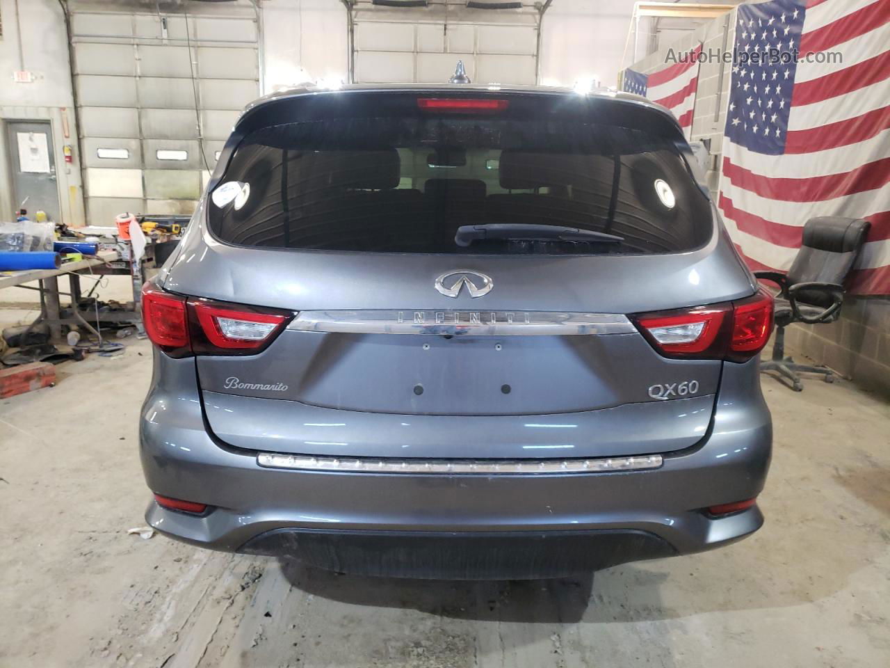 2017 Infiniti Qx60  Gray vin: 5N1DL0MM9HC525859