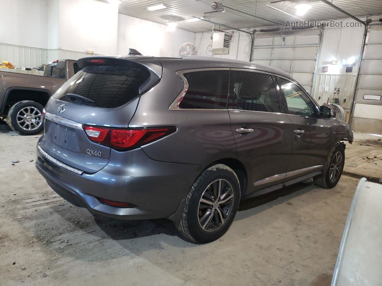 2017 Infiniti Qx60  Gray vin: 5N1DL0MM9HC525859