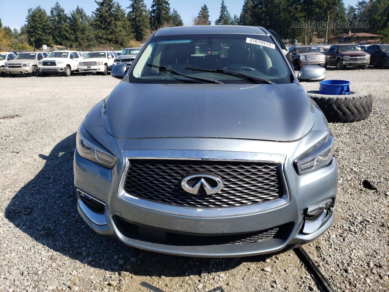 2017 Infiniti Qx60  Синий vin: 5N1DL0MM9HC544573