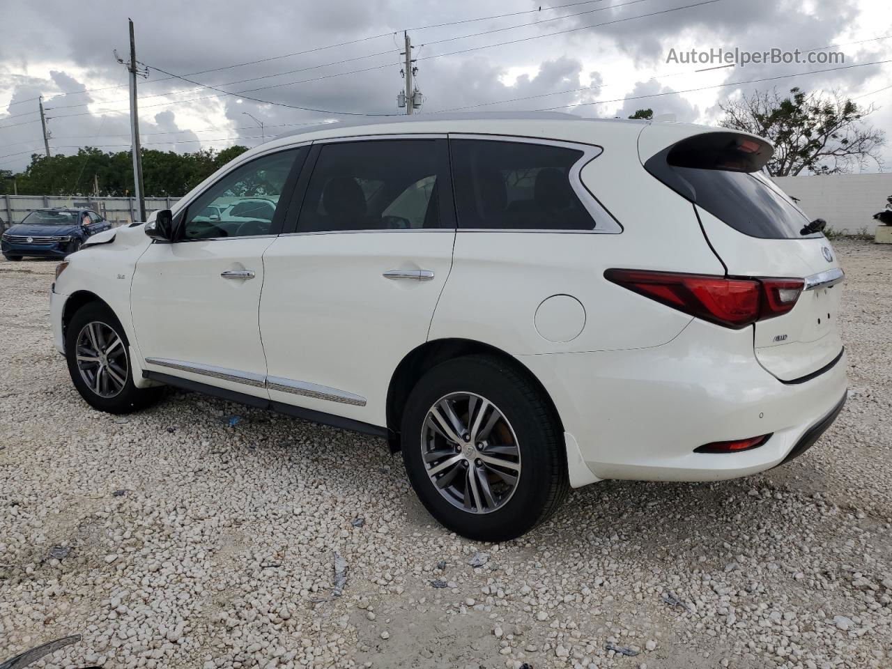 2020 Infiniti Qx60 Luxe Белый vin: 5N1DL0MM9LC503871