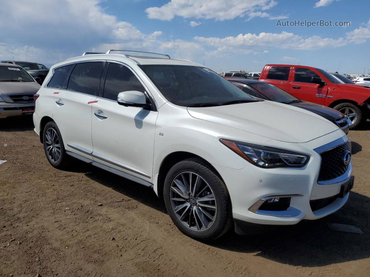 2020 Infiniti Qx60 Luxe Белый vin: 5N1DL0MM9LC511159