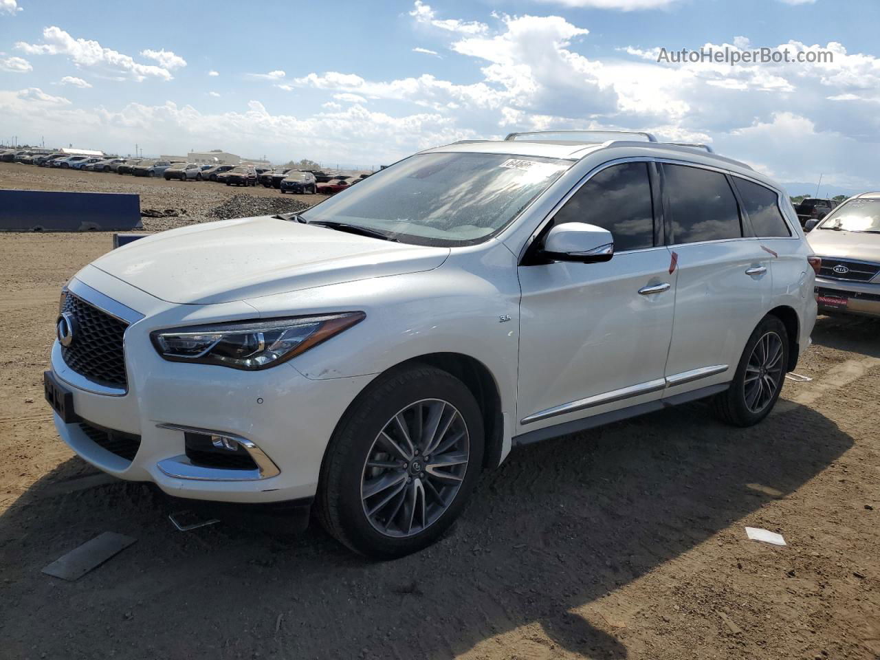 2020 Infiniti Qx60 Luxe White vin: 5N1DL0MM9LC511159