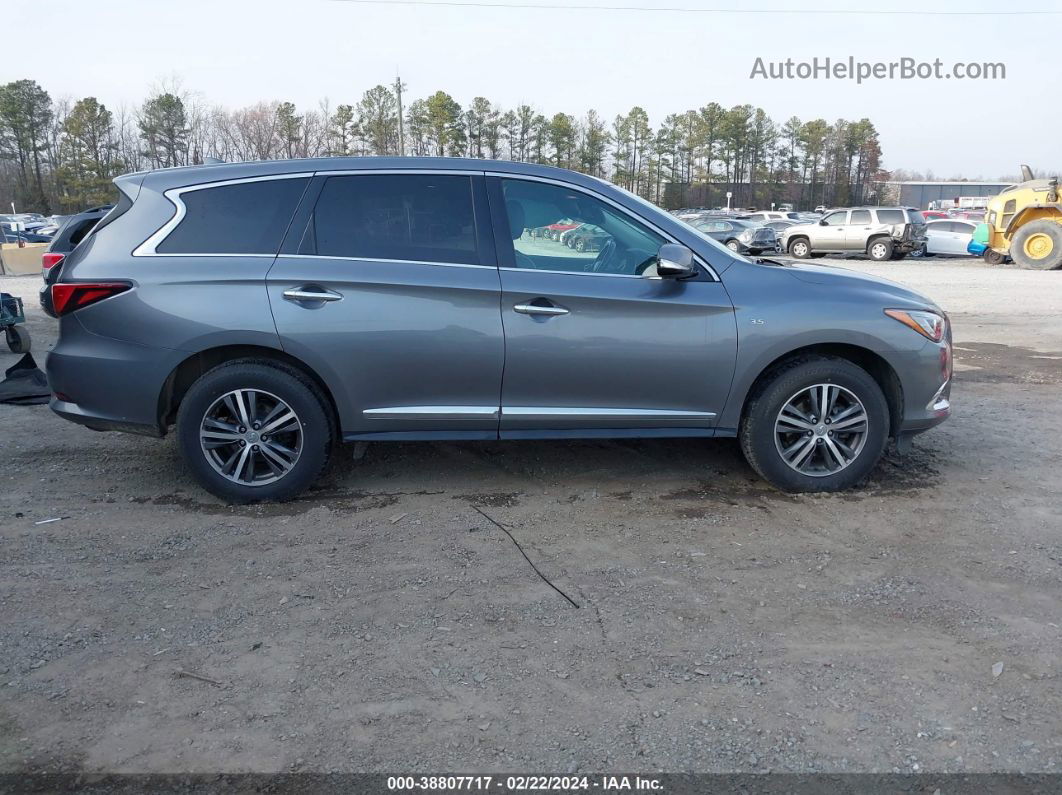 2020 Infiniti Qx60 Pure Awd Gray vin: 5N1DL0MM9LC530410