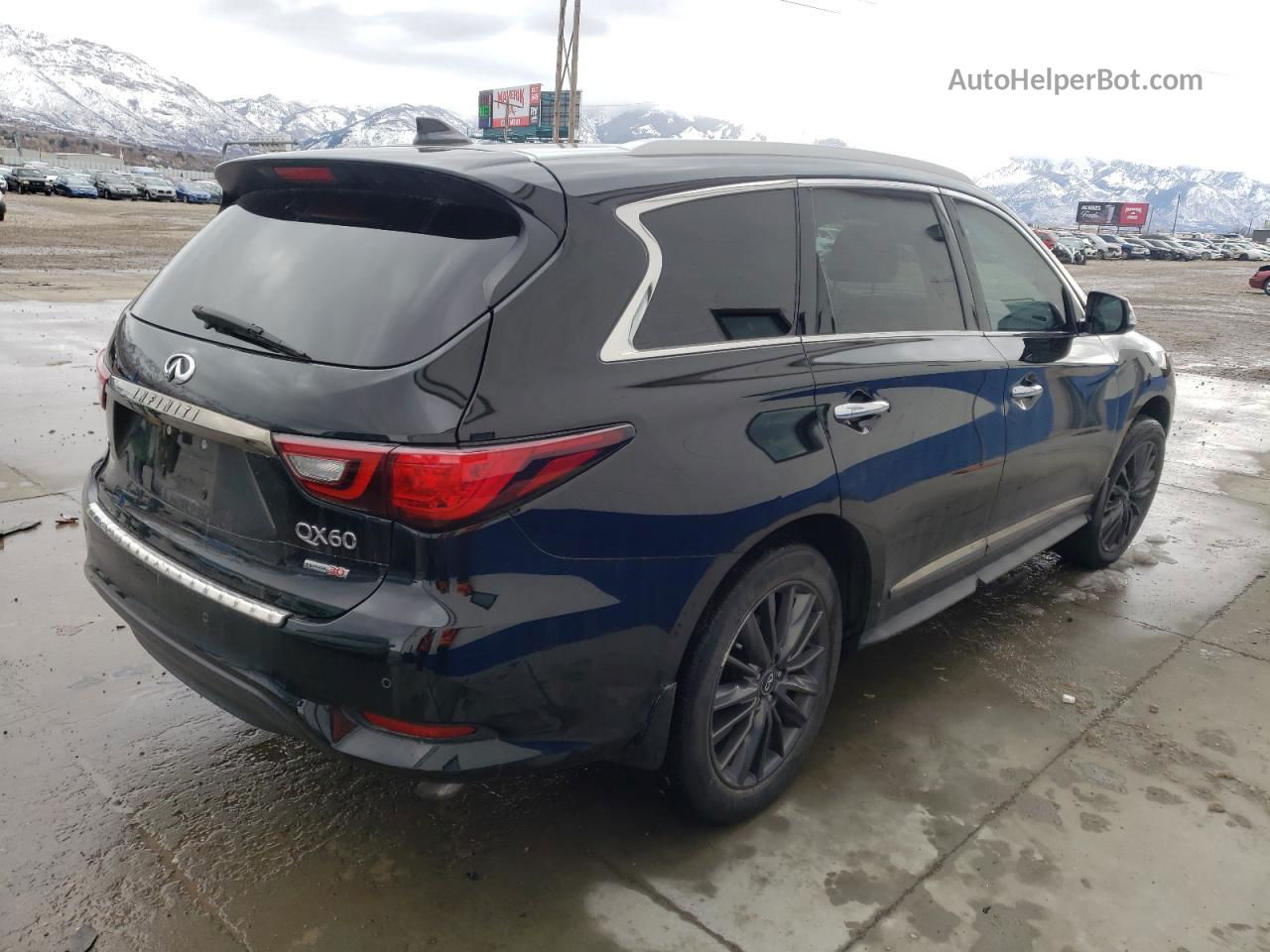 2020 Infiniti Qx60 Luxe Black vin: 5N1DL0MM9LC531184