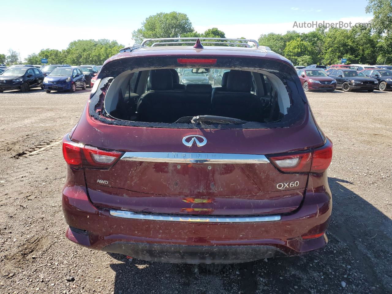 2020 Infiniti Qx60 Luxe Maroon vin: 5N1DL0MM9LC539172