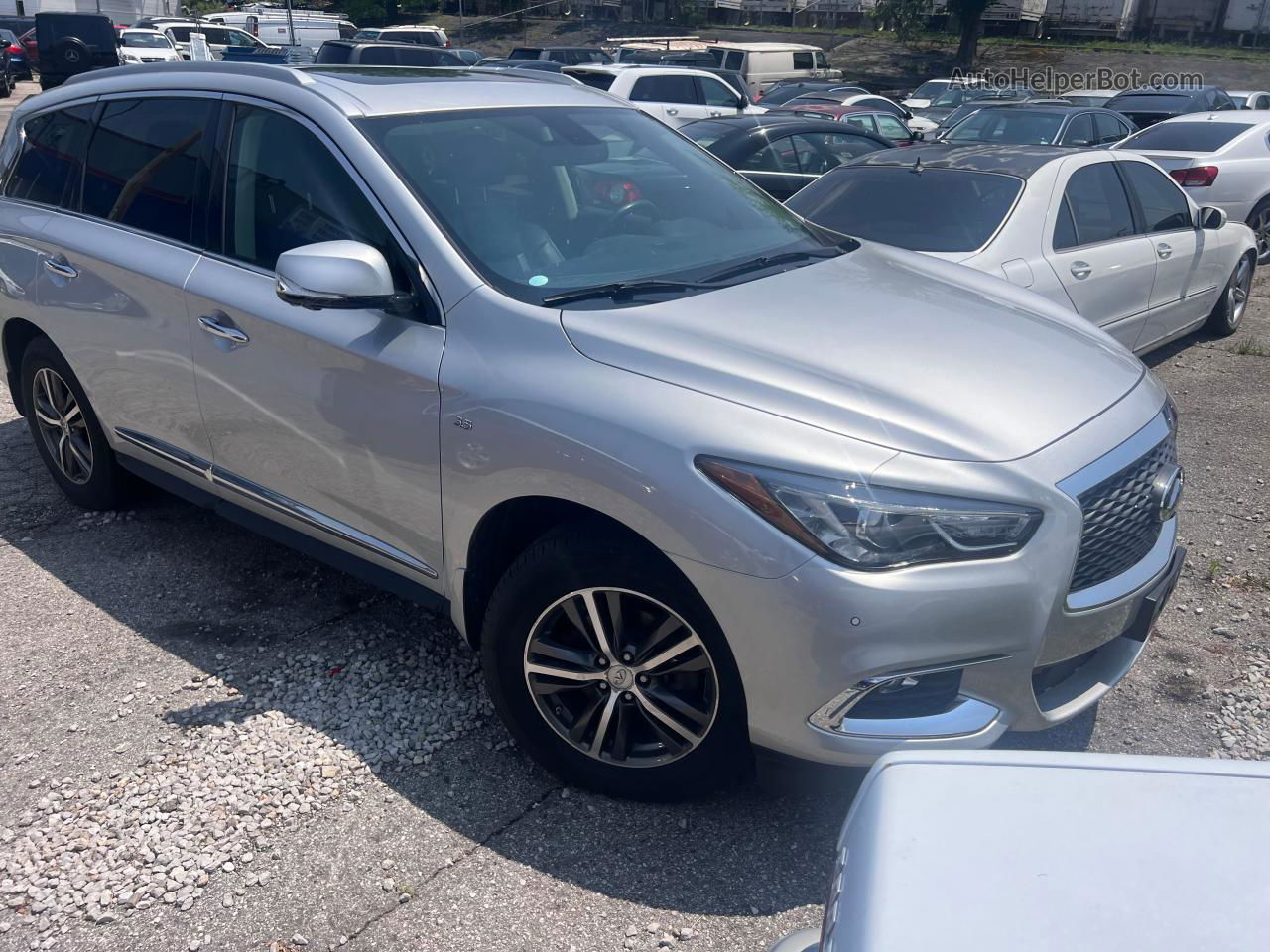 2017 Infiniti Qx60  Silver vin: 5N1DL0MMXHC511789