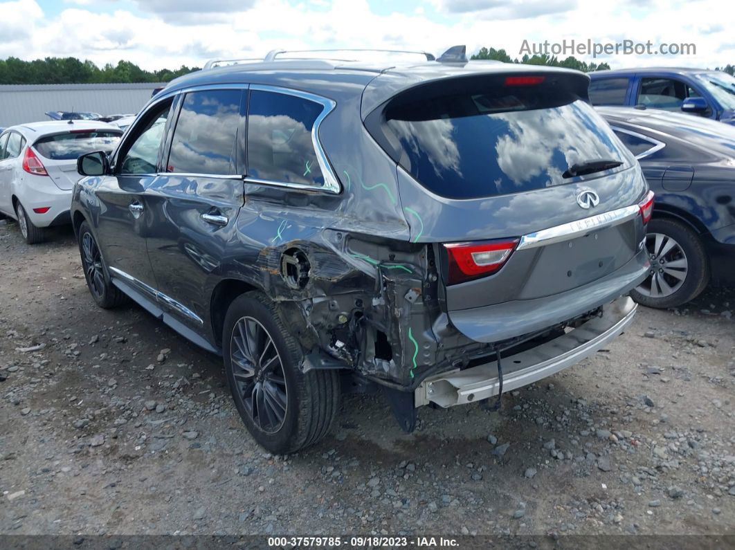 2017 Infiniti Qx60 Gray vin: 5N1DL0MMXHC517298