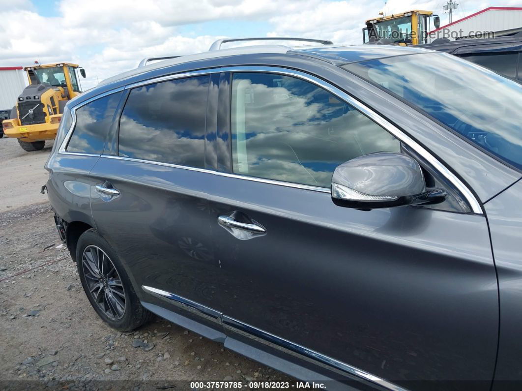 2017 Infiniti Qx60 Gray vin: 5N1DL0MMXHC517298