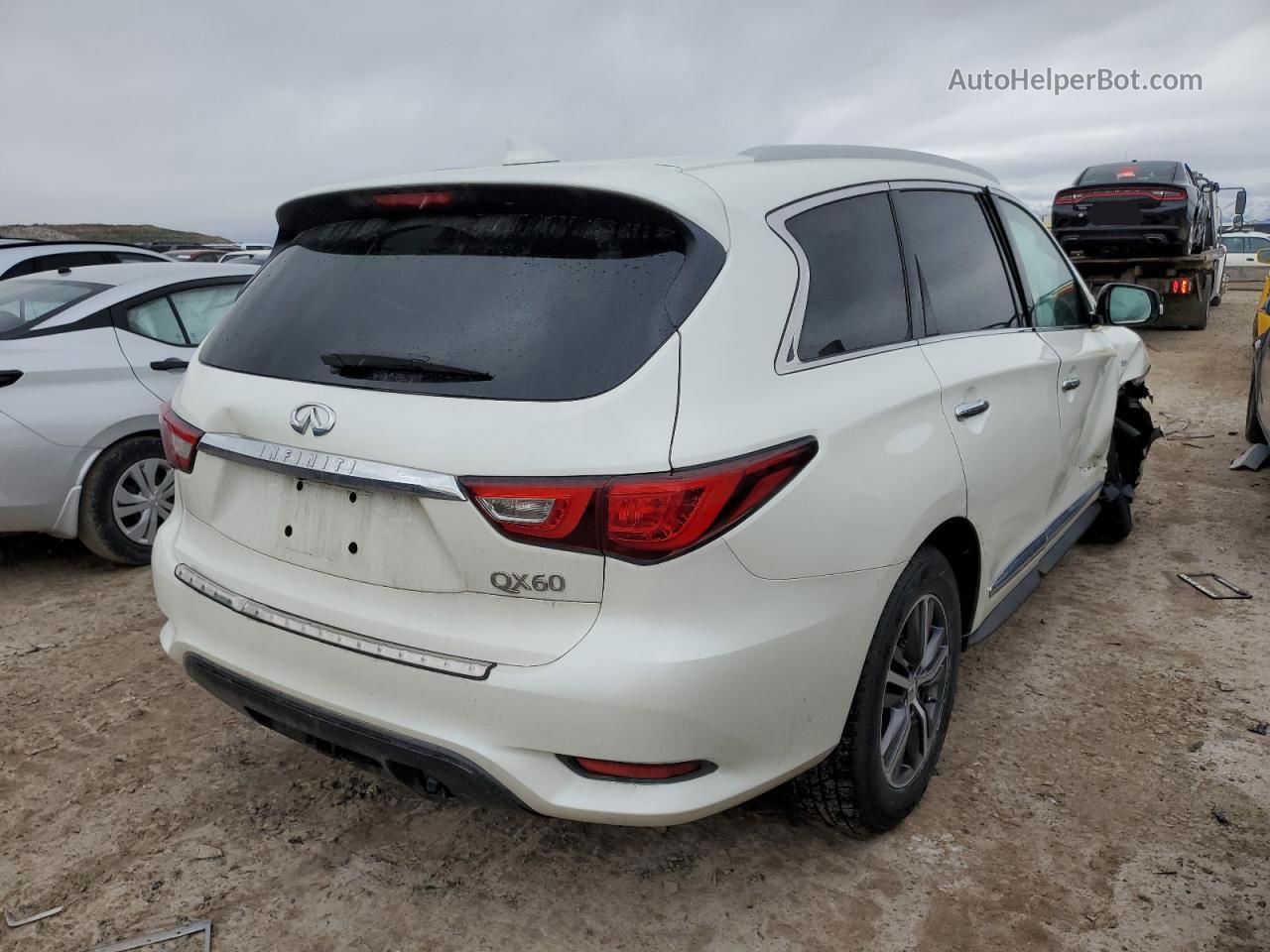 2017 Infiniti Qx60  White vin: 5N1DL0MMXHC526552